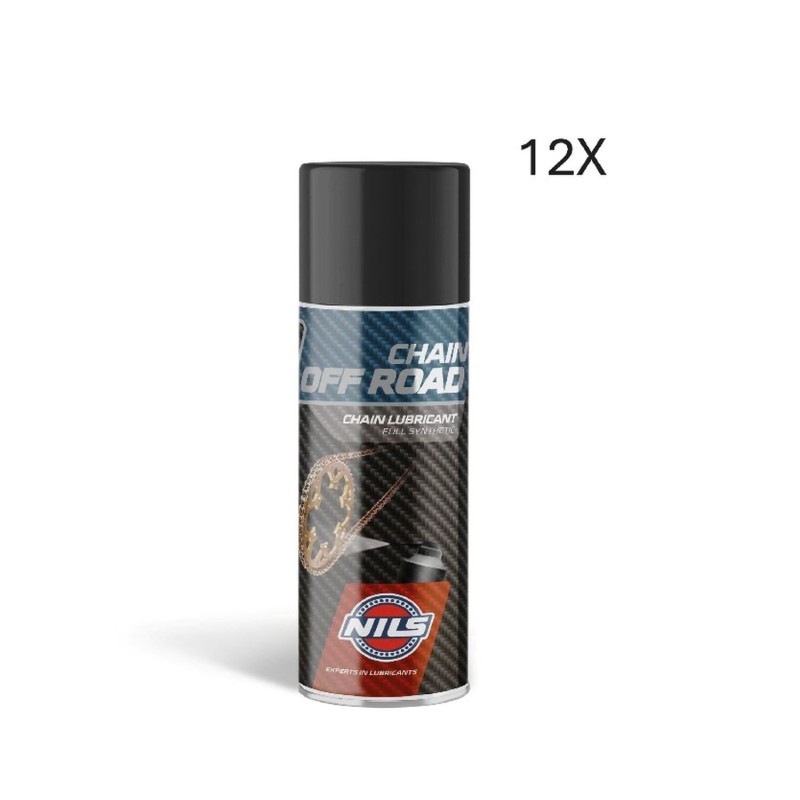 NILS OFF ROAD CHAIN SMAR DO ŁAŃCUCHA 12 SZTUK - KARTON 400ML (AKC)