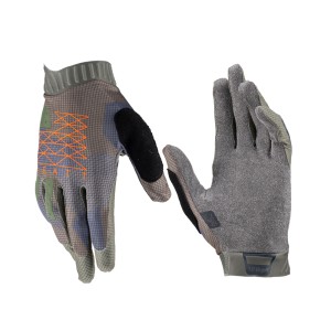 LEATT (2023) RĘKAWICE ROWEROWE MTB 1.0 GRIPR GLOVE CAMO ZIELONE ROZMIAR M
