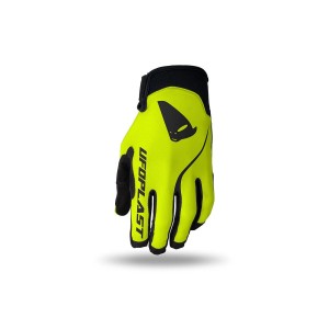 Rękawice motocrossowe UFO 2025/09 Skyline Kids czarno-żółte fluo rozmiar S - kolekcja 2025