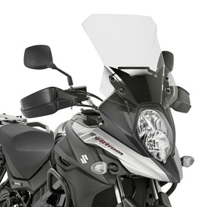 KAPPA SZYBA SUZUKI DL 650 V-STROM '17-'24 44 x 43 cm PRZEZROCZYSTA - uszkodzona dolna krawędź szyby