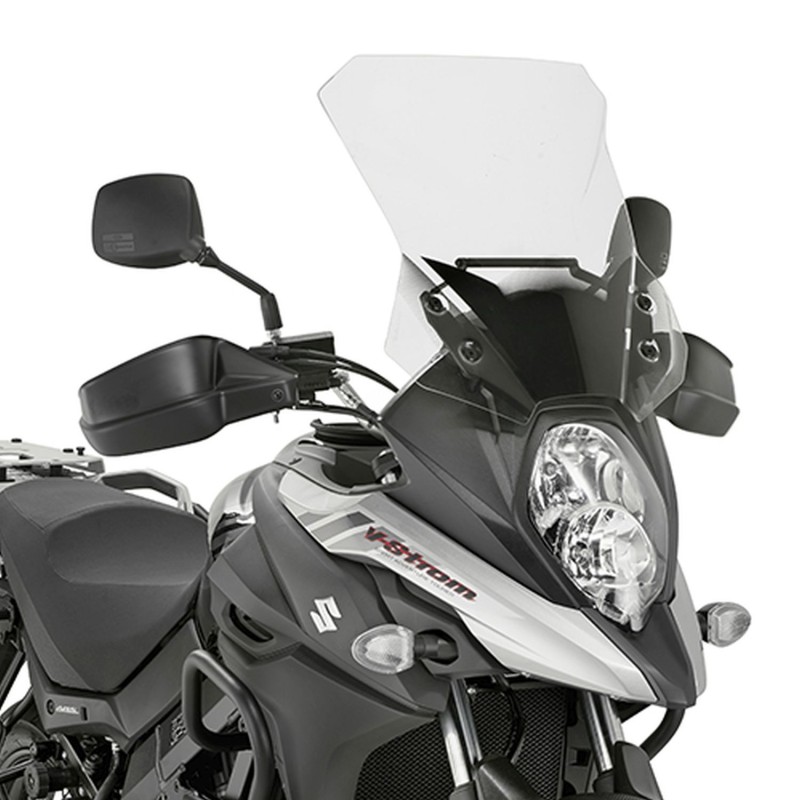 KAPPA SZYBA SUZUKI DL 650 V-STROM '17-'24 44 x 43 cm PRZEZROCZYSTA - uszkodzona dolna krawędź szyby