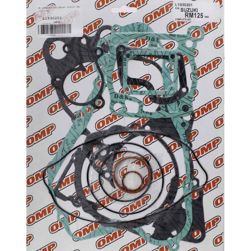 JR (OMP) WYPRZEDAŻ KOMPLET USZCZELEK SUZUKI RM 125 '90