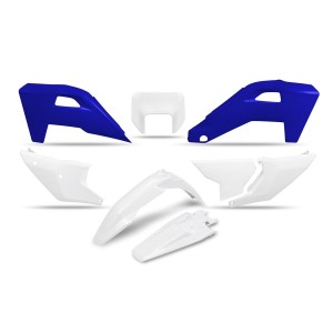 Komplet plastików Husqvarna FE/TE 2025/26 biały/niebieski
