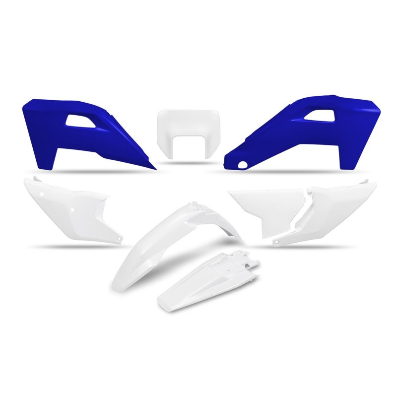 Komplet plastików Husqvarna FE/TE 2025/26 biały/niebieski