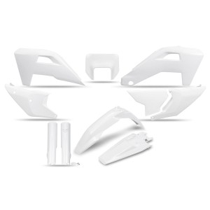 Komplet plastików UFO 2025/11 z osłonami teleskopów Husqvarna FE 250 / 350 / 450 / 501 '25-'26