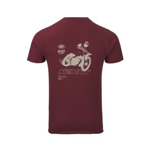 KENNY RACING T-SHIRT DUST BURGUNDY | ppsmoto