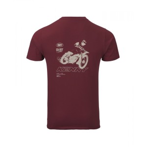 KENNY RACING Koszulka T-Shirt Dust Burgundy | ppsmoto