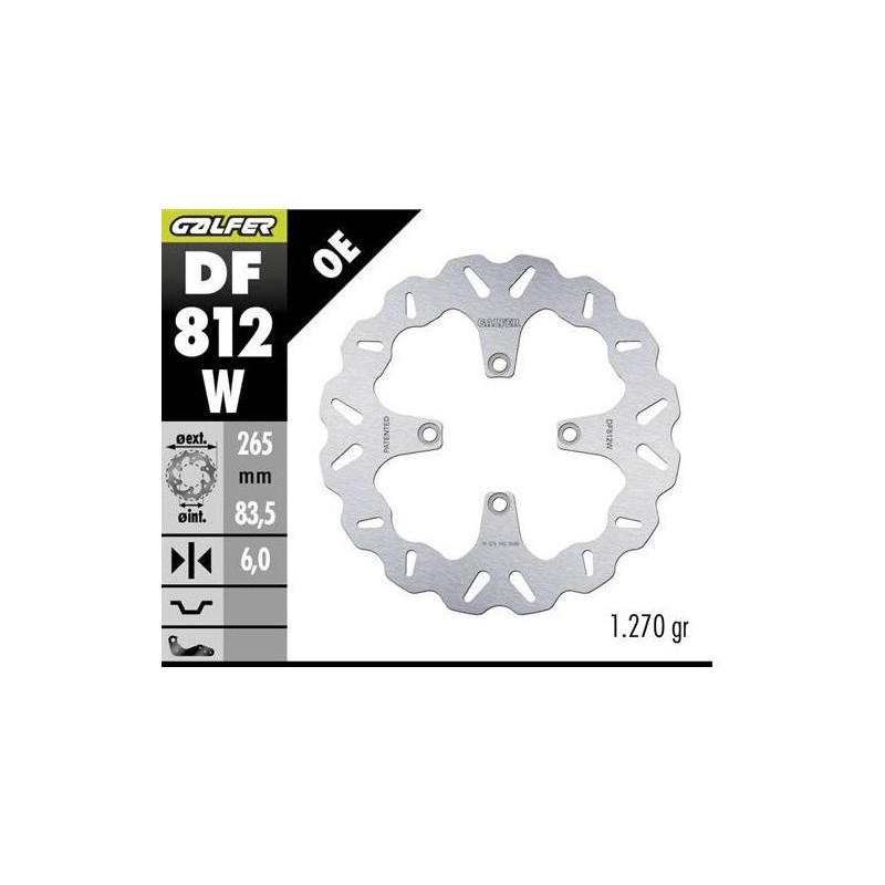 GALFER Tarcza Hamulcowa WAVE dla DUCATI | ppsmoto
