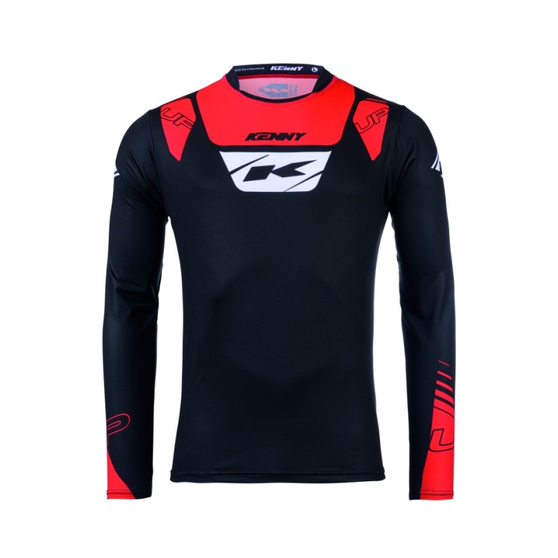 KENNY RACING KOSZULKA TRIAL UP BLACK RED - ppsmoto