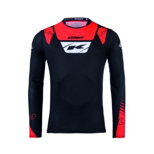KENNY RACING KOSZULKA TRIAL UP BLACK RED - ppsmoto