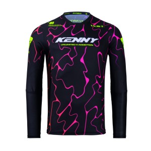 KENNY RACING Koszulka WAVE BLACK - ppsmoto