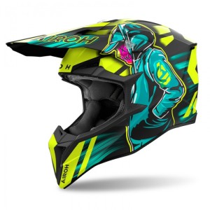 Kask AIROH WRAAAP żółty fluo - ppsmoto