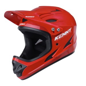 KENNY RACING KASK ROWEROWY MTB DOWNHILL SOLID KOLOR CZERWONY ROZMIAR M