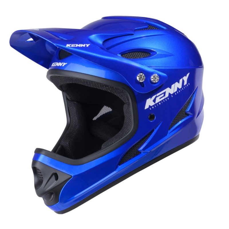 KENNY RACING KASK ROWEROWY MTB DOWNHILL SOLID KOLOR NIEBIESKI ROZMIAR M