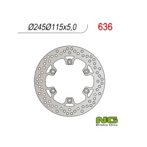 NG TARCZA HAMULCOWA TYŁ YAMAHA FZS / FZR / XJ 600 / XT660 / YZF 600 THUNDERCAT / TDM 850 \'91-\'01, DUCATI MONSTER 600 / 750 / 9