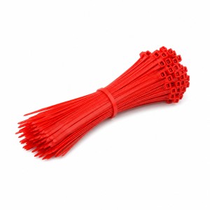 PROMX OPASKI ZACISKOWE (TRYTYTKI) 3,6X200MM KOLOR KOLOR CZERWONY - 100 SZTUK