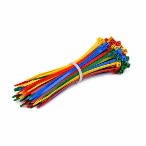 PROMX OPASKI ZACISKOWE (TRYTYTKI) 4,8X200MM MIX RÓŻNE KOLORY - 100 SZTUK
