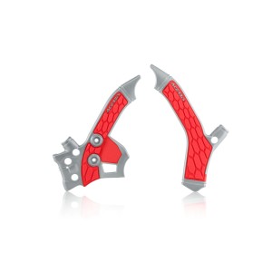 ACERBIS OSŁONY RAMY X-GRIP HONDA CRF 250 L / M \'13-\'20, CRF 250 RALLY \'17\'-20 KOLOR CZERWONY / SZARY