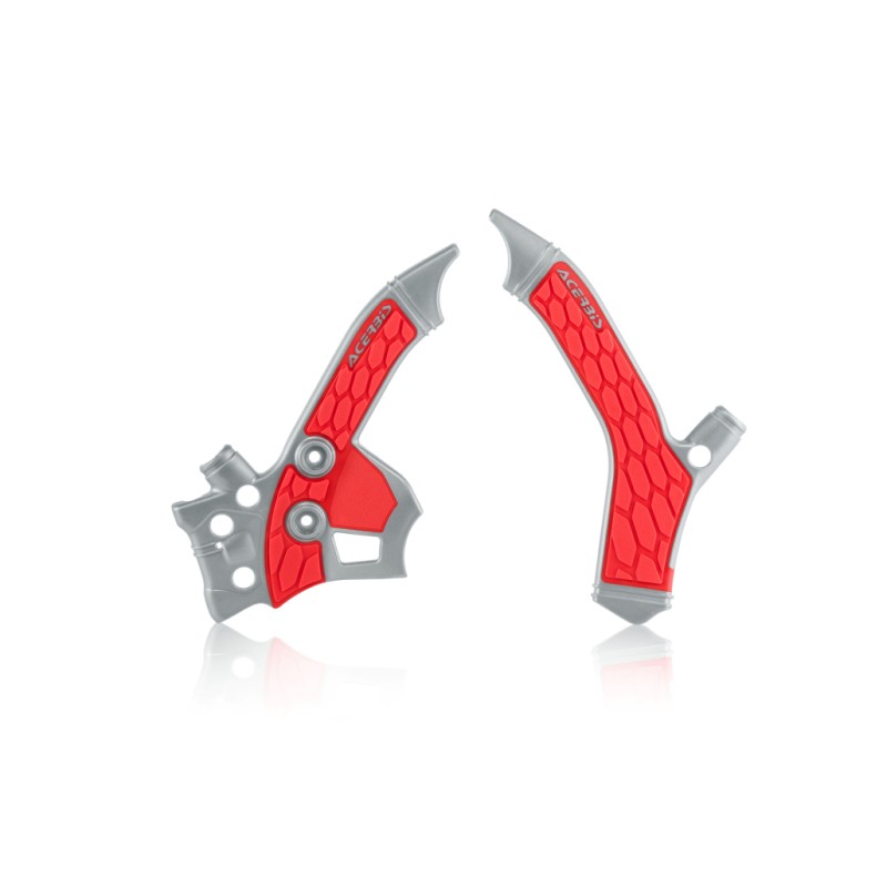 ACERBIS OSŁONY RAMY X-GRIP HONDA CRF 250 L / M \'13-\'20, CRF 250 RALLY \'17\'-20 KOLOR CZERWONY / SZARY