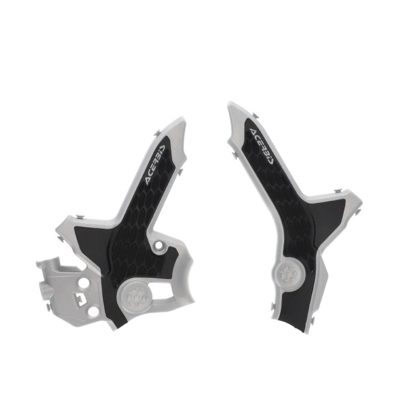 ACERBIS OSŁONY RAMY X-GRIP HONDA CRF 250 L \'21-\'24, CRF 300 L \'21-\'26, CRF 300 RALLY \'21-\'24 KOLOR SZARY / CZARNY