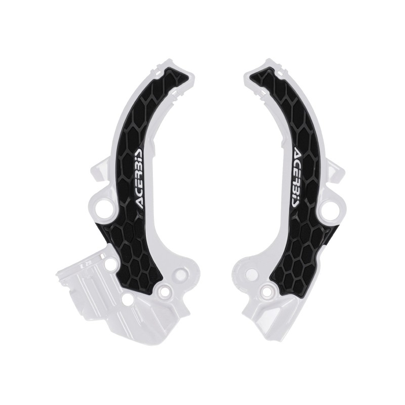 ACERBIS OSŁONY RAMY X-GRIP KTM SX 65 \'24-\'26, GAS GAS MC 65 \'24-\'26, HUSQVARNA TC 65 \'24\'-26 KOLOR BIAŁY / CZARNY