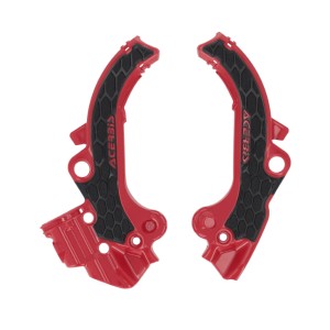 ACERBIS OSŁONY RAMY X-GRIP KTM SX 65 \'24-\'26, GAS GAS MC 65 \'24-\'26, HUSQVARNA TC 65 \'24\'-26 KOLOR CZERWONY / CZARNY