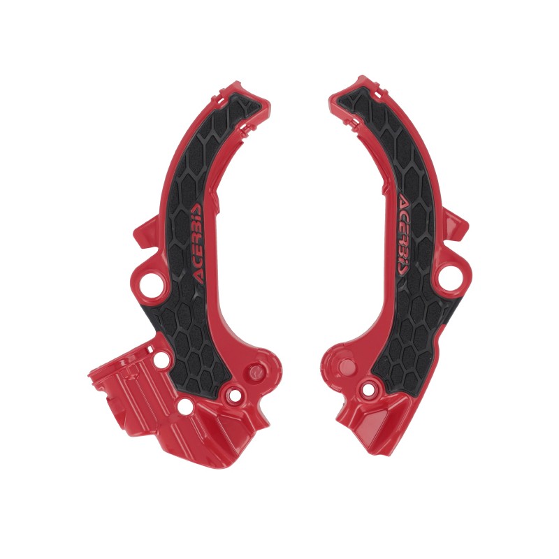 ACERBIS OSŁONY RAMY X-GRIP KTM SX 65 \'24-\'26, GAS GAS MC 65 \'24-\'26, HUSQVARNA TC 65 \'24\'-26 KOLOR CZERWONY / CZARNY