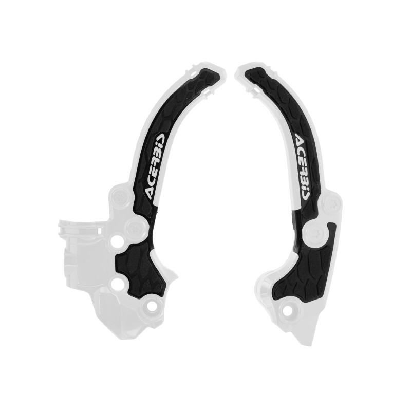 ACERBIS OSŁONY RAMY X-GRIP KTM SX 50 \'24-\'26, GAS GAS MC 50 \'24-\'26, HUSQVARNA TC 50 \'24\'-26 KOLOR BIAŁY / CZARNY