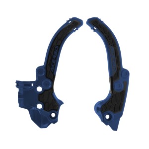 ACERBIS OSŁONY RAMY X-GRIP KTM SX 50 \'24-\'26, GAS GAS MC 50 \'24-\'26, HUSQVARNA TC 50 \'24\'-26 KOLOR NIEBIESKI / CZARNY