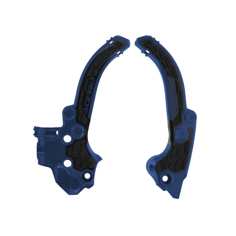 ACERBIS OSŁONY RAMY X-GRIP KTM SX 50 \'24-\'26, GAS GAS MC 50 \'24-\'26, HUSQVARNA TC 50 \'24\'-26 KOLOR NIEBIESKI / CZARNY