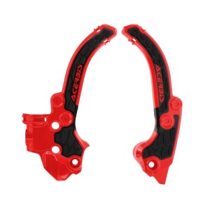 ACERBIS OSŁONY RAMY X-GRIP KTM SX 50 \'24-\'26, GAS GAS MC 50 \'24-\'26, HUSQVARNA TC 50 \'24\'-26 KOLOR CZERWONY / CZARNY