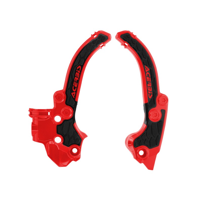 ACERBIS OSŁONY RAMY X-GRIP KTM SX 50 \'24-\'26, GAS GAS MC 50 \'24-\'26, HUSQVARNA TC 50 \'24\'-26 KOLOR CZERWONY / CZARNY