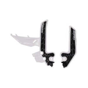 ACERBIS OSŁONY RAMY X-GRIP KTM SX 85 \'25-\'26, GAS GAS MC 85 \'25-\'26 KOLOR BIAŁY / CZARNY