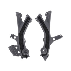 ACERBIS OSŁONY RAMY X-GRIP SHERCO SE 125 / 250 / 300 \'25-\'26, SEF 250 / 300 / 450 \'25-\'26 KOLOR SZARY / CZARNY