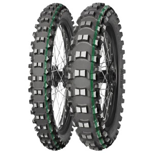 MITAS OPONA 120/90-18 TERRA FORCE-EX SM SUPER LIGHT (TECHNICAL ENDURO) (ZIELONY PASEK) 65R TT TYŁ DOT 49/2025 (460120)(ZAMIENNIK