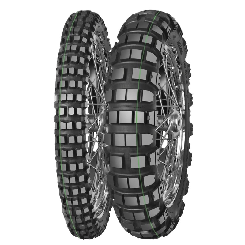 MITAS OPONA 90/90-21 (3.00-21) ENDURO TRAIL-RALLY PRO SUPER LIGHT (ZIELONY PASEK) 54R TT M+S PRZÓD DOT 07/2026 (460144) (ZAMIENN