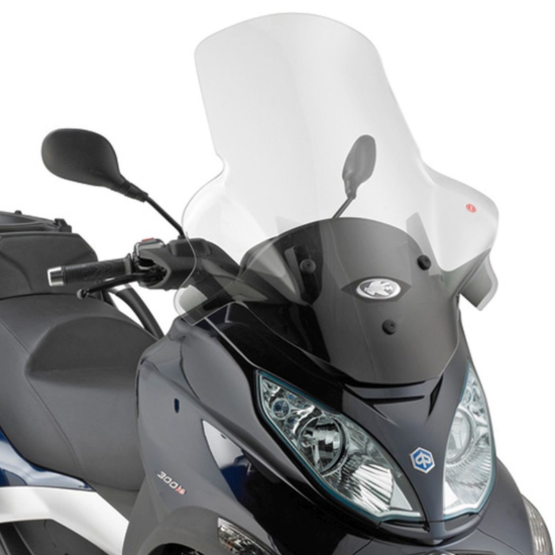 KAPPA SZYBA PIAGGIO MP3 300 SPORT \'08-\'17, MP3 500 BUSINESS \'08-\'17, MP3 300/500 BUSINESS/SPORT \'12-\'17 (75 X 65CM) PRZEZR