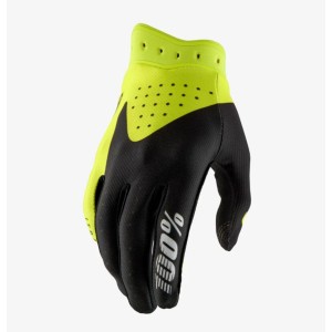 100 PROCENT RĘKAWICE CROSS/ENDURO ITRACK YOUTH BLACK/FLUO YELLOW KOLOR CZARNY/ŻÓŁTY FLUO ROZMIAR L