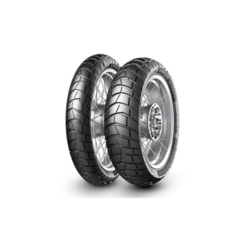METZELER KOMPLET OPON (3142600/25) 120/70R19 KAROO STREET 60V TL M+S M/C PRZÓD DOT 2025 + (3143000/25) 150/70R18 KAROO STREET 70