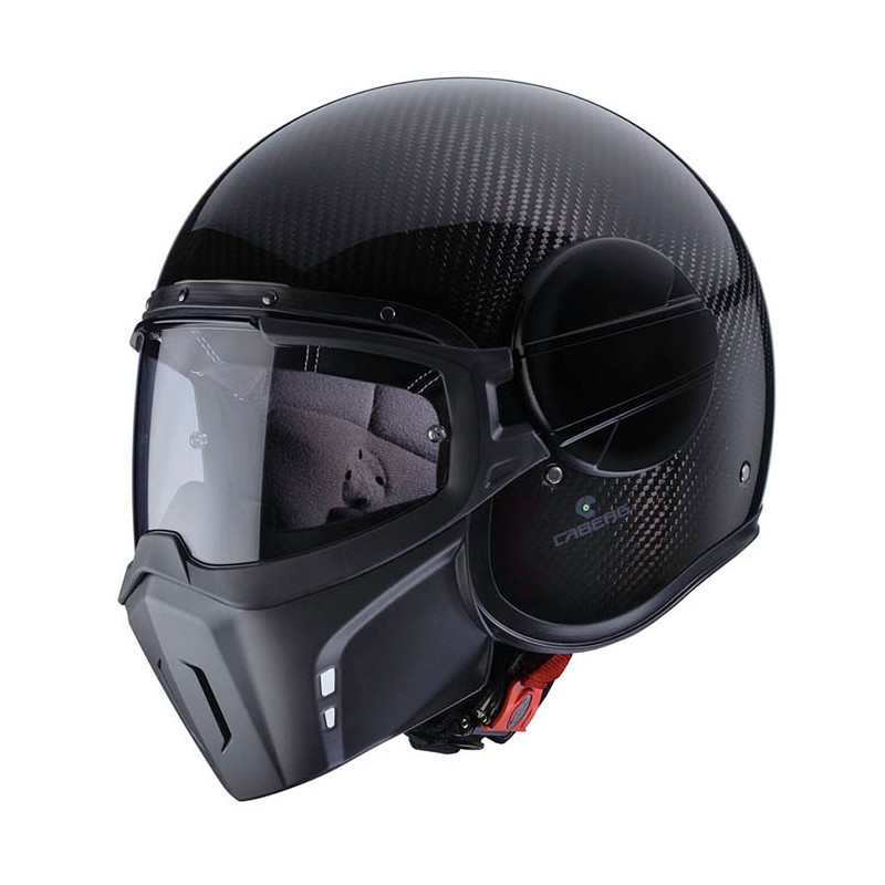 CABERG KASK OTWARTY JET MODEL GHOST X CARBON KOLOR KARBON ROZMIAR S
