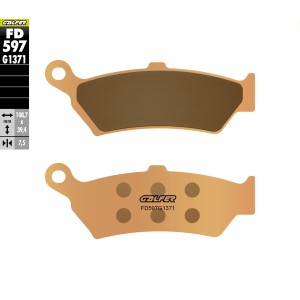 GALFER KLOCKI HAMULCOWE KH781 SPIEK METALICZNY (ZŁOTE) SINTER STREET BMW R1300GS \'23-\'26 TYŁ