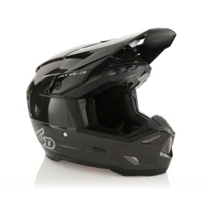 6D HELMETS KASK CROSS/ENDURO ATR-3 SOLID GLOSS BLACK KOLOR CZARNY/SZARY ROZMIAR S