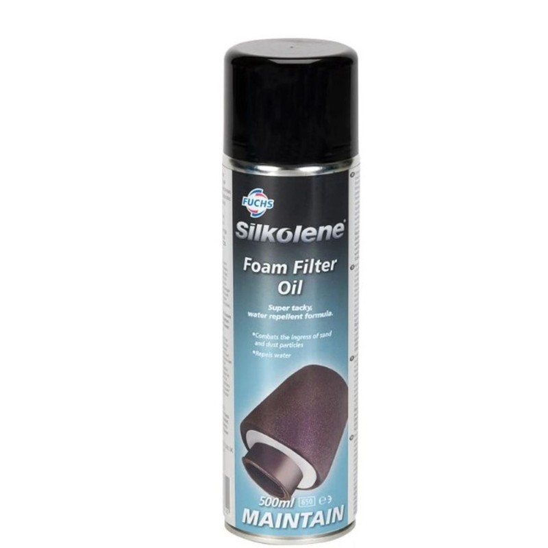 SILKOLENE FUCHS OLEJ DO NASĄCZANIA FILTRÓW SPRAY FOAM FILTER OIL 500ML (12) (NT)