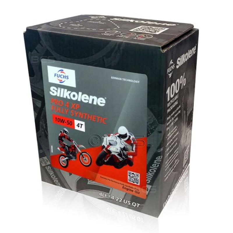 SILKOLENE FUCHS OLEJ SILNIKOWY 100% SYNTETYCZNY ESTER PRO 4 XP 10W50 4L (NT)