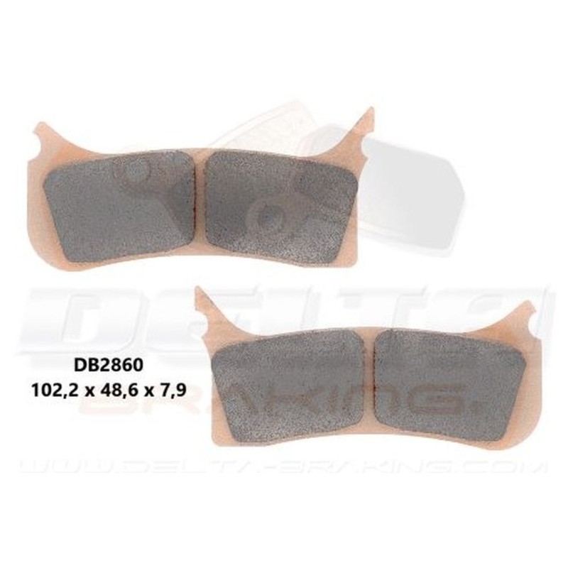 DELTA BRAKING KLOCKI HAMULCOWE KH406 SUPERMOTO FRONT