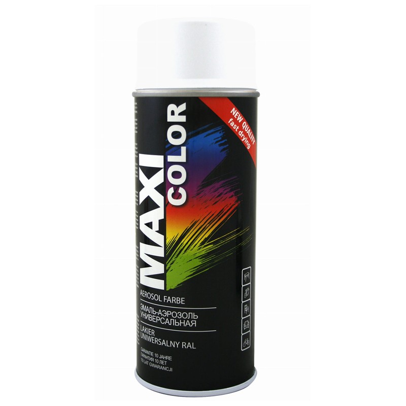PROMX MAXI COLOR FARBA W SPRAYU KOLOR RAL 9003 BIAŁY 400 ML