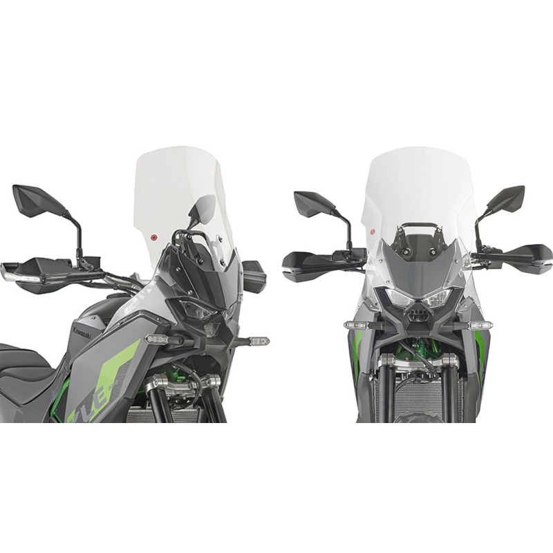 KAPPA 2026/07 SZYBA KAWASAKI KLE 500 / SE \'26-, (46 X 39 CM) PRZEZROCZYSTA