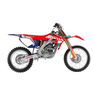 BLACKBIRD KOMPLET NAKLEJEK (OKLEIN) HONDA CRF 250R \'04-\'09, CRF 250X \'04-\'21 REPLICA TEAM HRC 25 HONDA