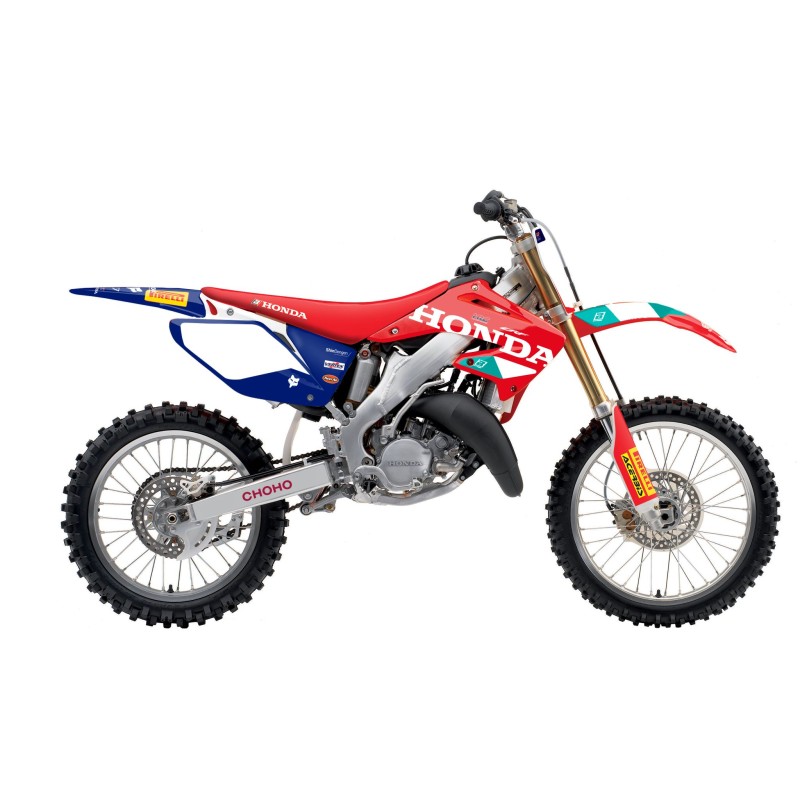 BLACKBIRD KOMPLET NAKLEJEK (OKLEIN) HONDA CR 125R \'00-\'07, CR 250R \'02-\'07 REPLICA TEAM HRC 25 HONDA