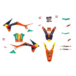 BLACKBIRD KOMPLET NAKLEJEK (OKLEIN) KTM SX/SX-F \'11-\'12, EXC/EXC-F \'12-\'13 REPLICA TEAM KTM FACTORY MXGP 26